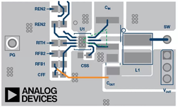 降壓轉換器的示例電路 降壓轉換器的示例電路